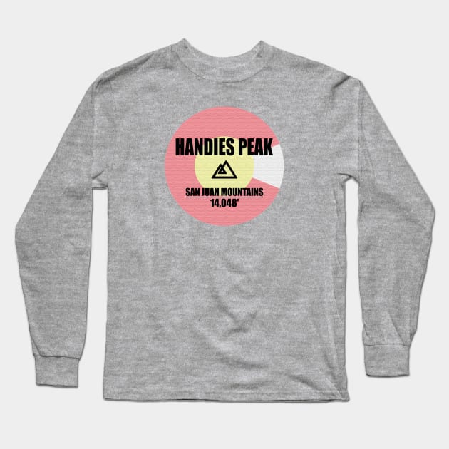 Handies Peak Long Sleeve T-Shirt by esskay1000